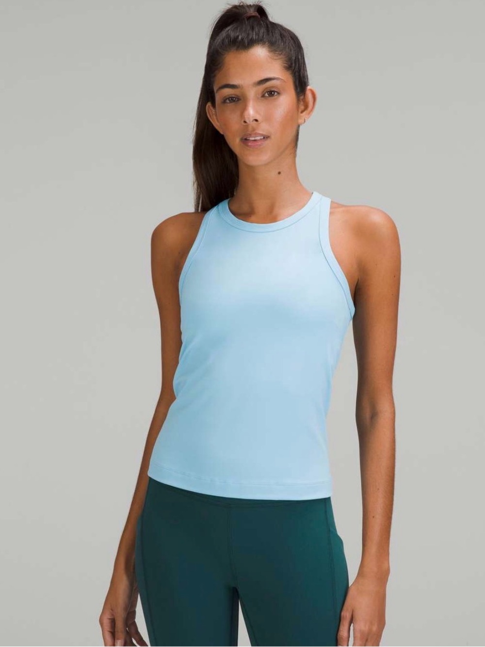 lululemon athletica Light Blue Racerback Tank